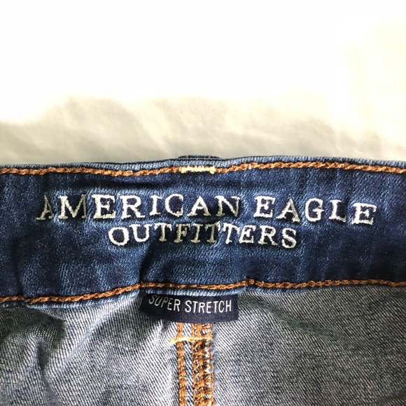 American Eagle High Rise Shortie Jean Shorts - Picture 5 of 6